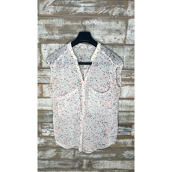 Zara Tops - Zara‎ Trafaluc womens sleeveless polka dot blouse XS